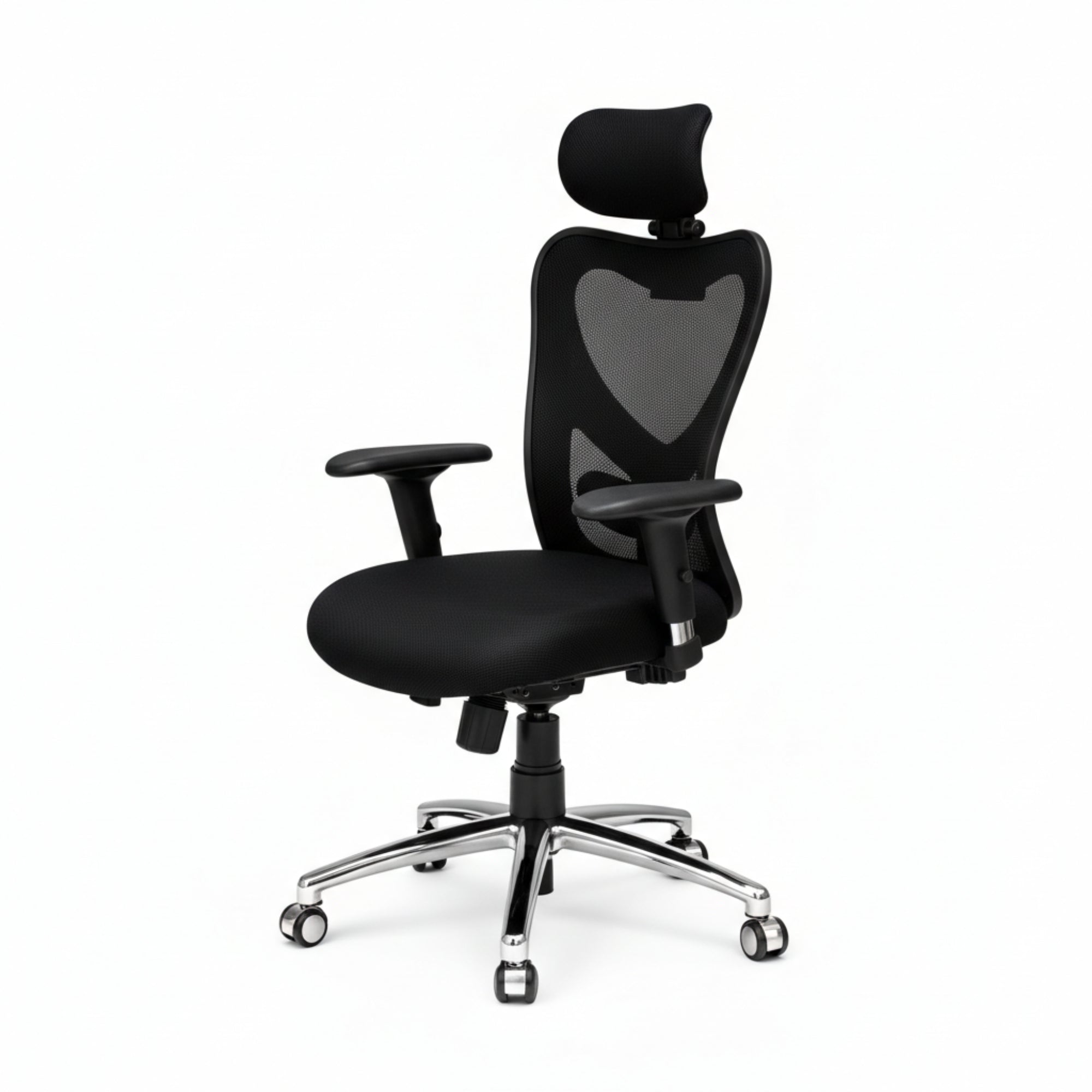 Eezy Office Chair 454A - Adjustable Ergonomic Office Chair with SS Base