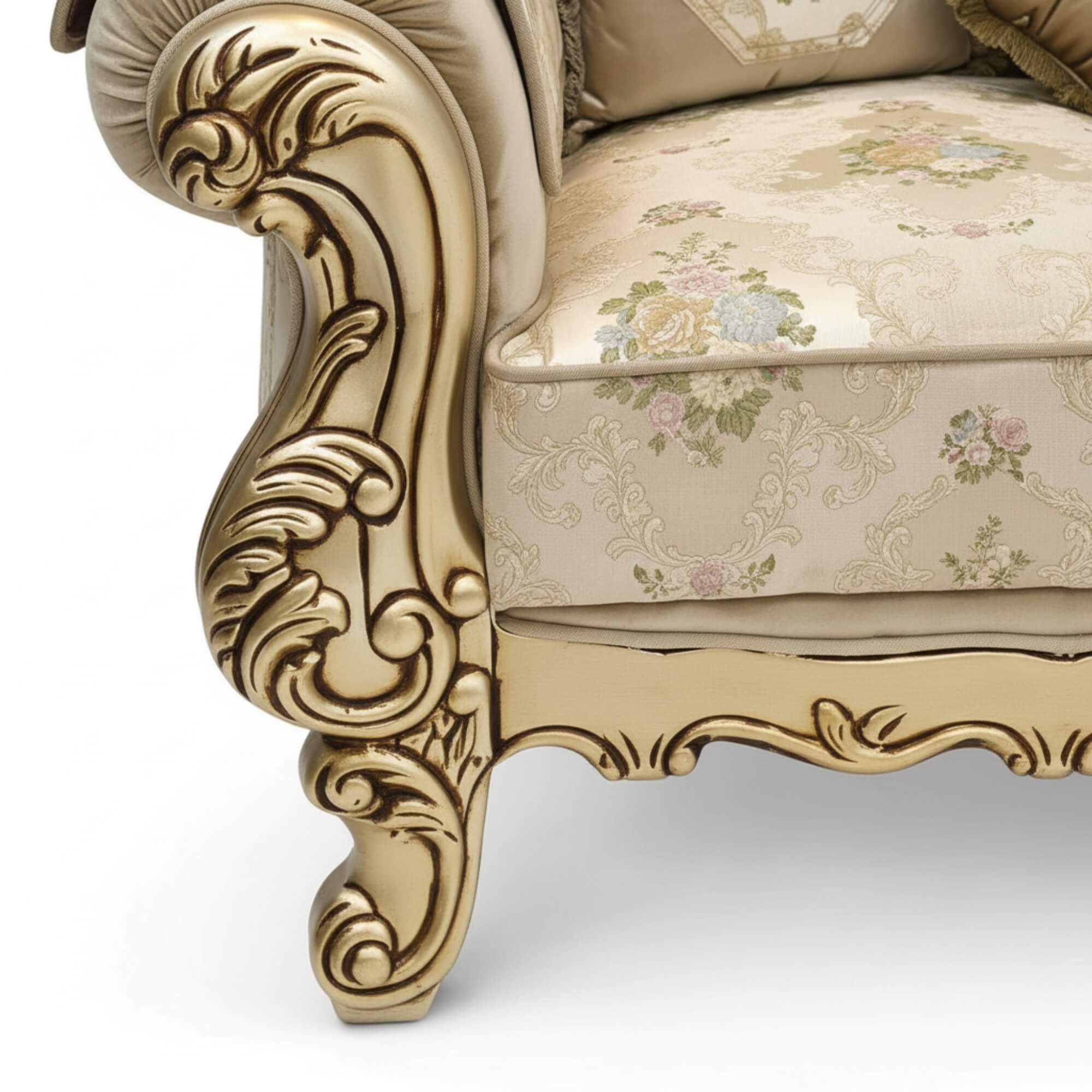 French Carvin 2 Seater Sofa- Premium Royal Comfort