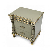 Royal Carvin Night Stand – Elegant Simplicity with Luxe Accents