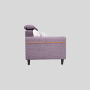 Zikara Modern Grey L Shape Sofa with Adjustable Headrest  Best Sofa for Large L