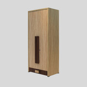 Texas 2 Door Wardrobe  Graceful Grey Elegance with Smart Storage