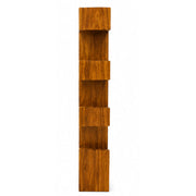Step Bookshelf- Modern Stepped Wooden Shelf for Stylish Storage and Display