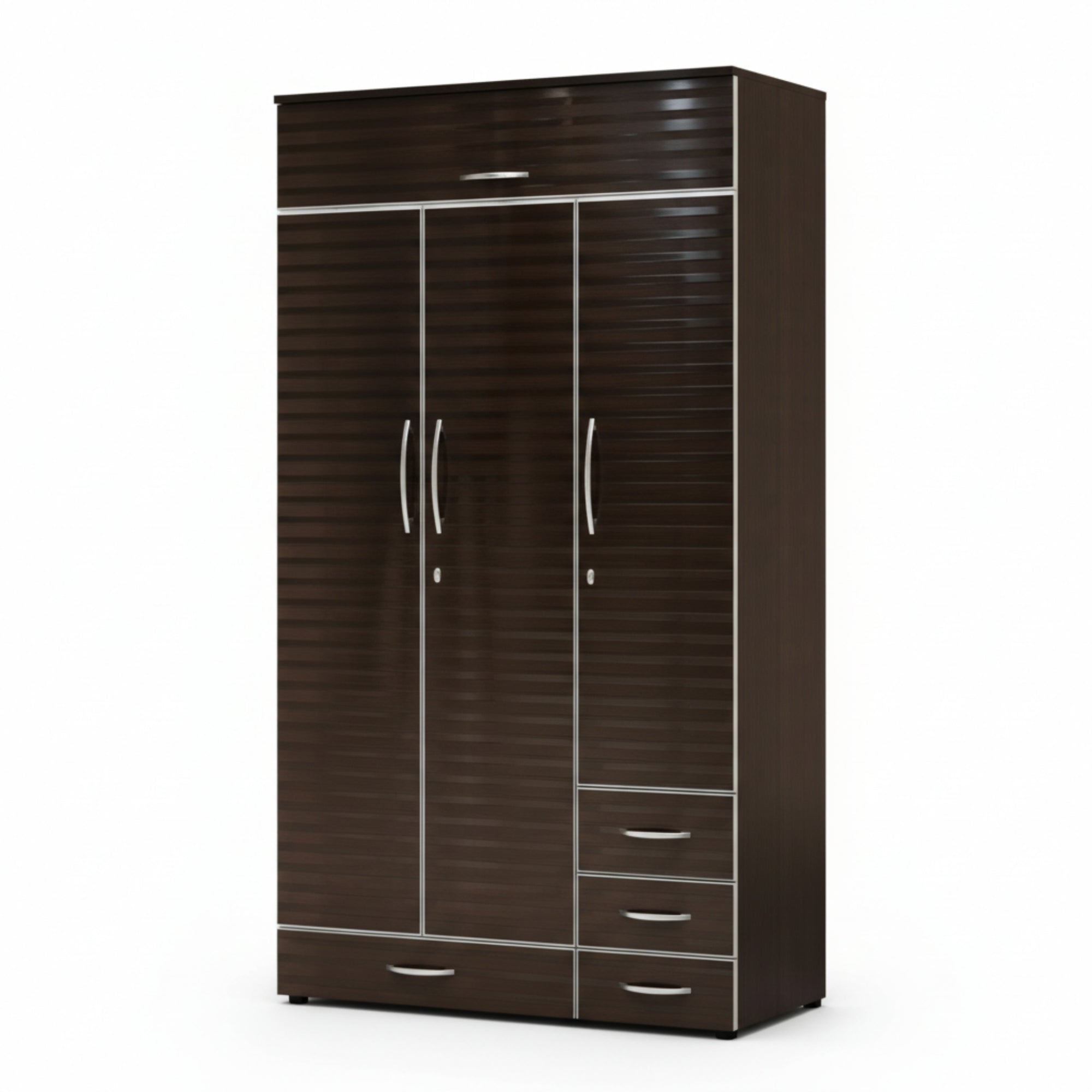 Ren 3 Door Wardrobe- Majestic Storage Unit