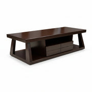 Miami Entertainment Unit- Modern Walnut Finish with Smart Storage & Style