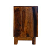 Lehar TV Unit  Handcrafted Elegance in Solid Sheesham Wood