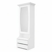 Recon Dressing Table with Mirror  Modern Storage Vanity for Bedroom