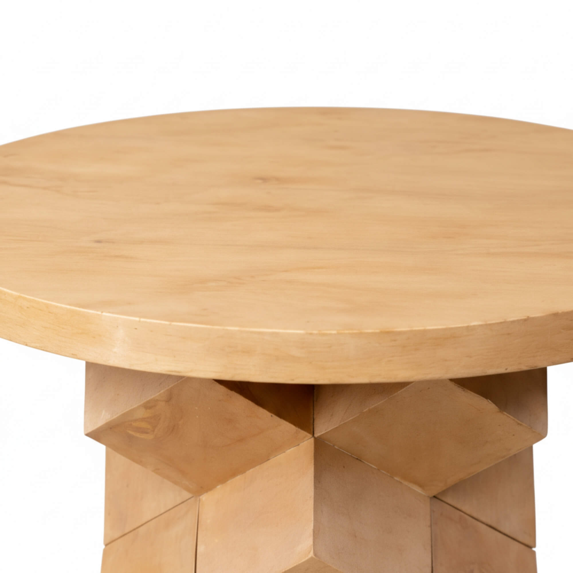 Charly End Table  Compact Solid Wood Side Table for Modern Living