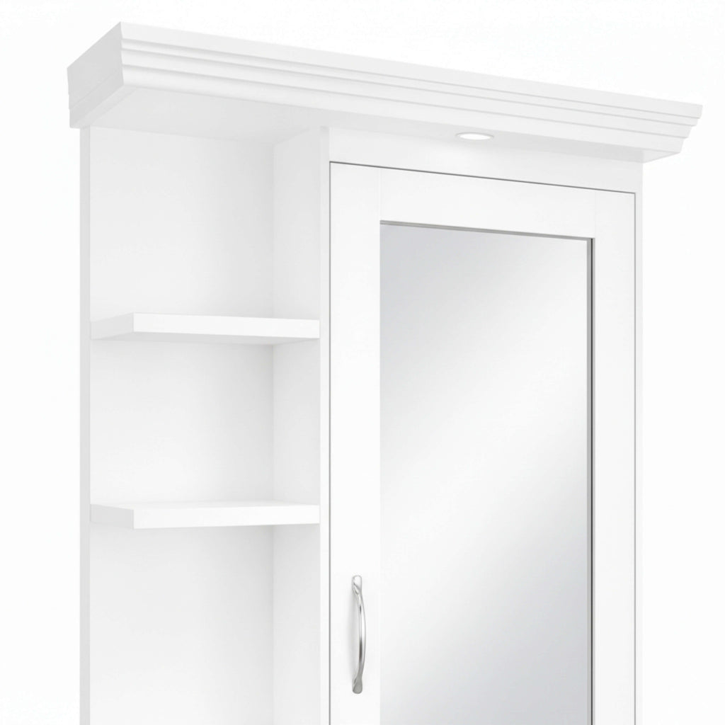 Venus Dressing Table with Mirror  Modern Vanity with Drawers & Shelves