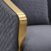 Wishbonn Lobby Chair – Sculpted Elegance with Luxe Detailing