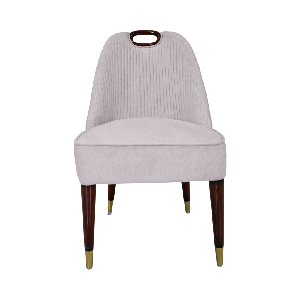 Marble 6-Seater Dining Table Set with Urban Chairs – Solid Wood & Marble