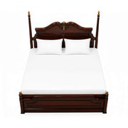 Tower King Bed with Storage- Royal Bedroom Elegance
