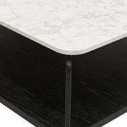 292E Coffee Table – Contemporary Contrast with Sleek Structural Elegance