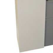 Presume Reception Table- Modern Dual-Tone Office Reception Desk with Storage