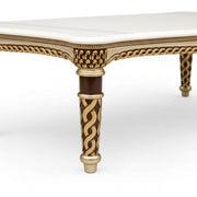 Sapphire 8+1 Seater Marble Dining Table – Classic Grandeur with Ornate Detailing