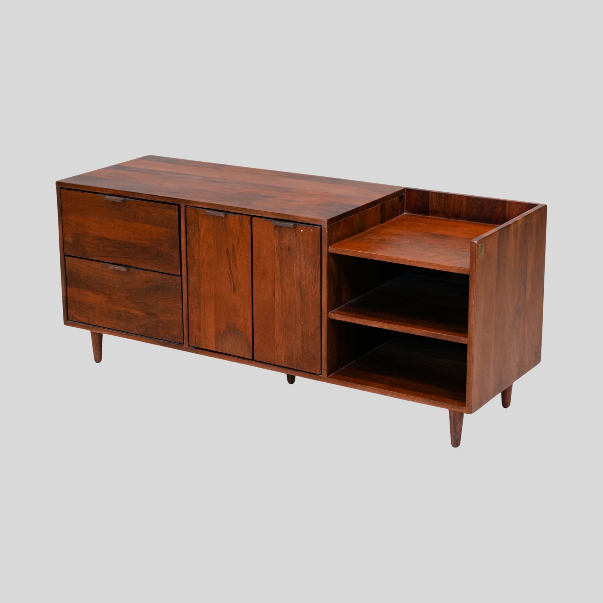 Nile TV Unit – Timeless Elegance in Solid Sheesham Wood