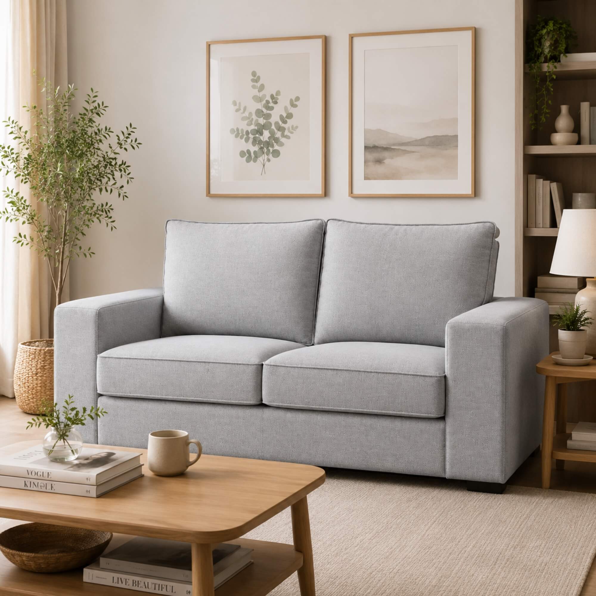 Line 2 Seater Sofa- Contemporary Compact Lounge Sofa