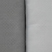 Close-up of two different shades of gray fabric texture