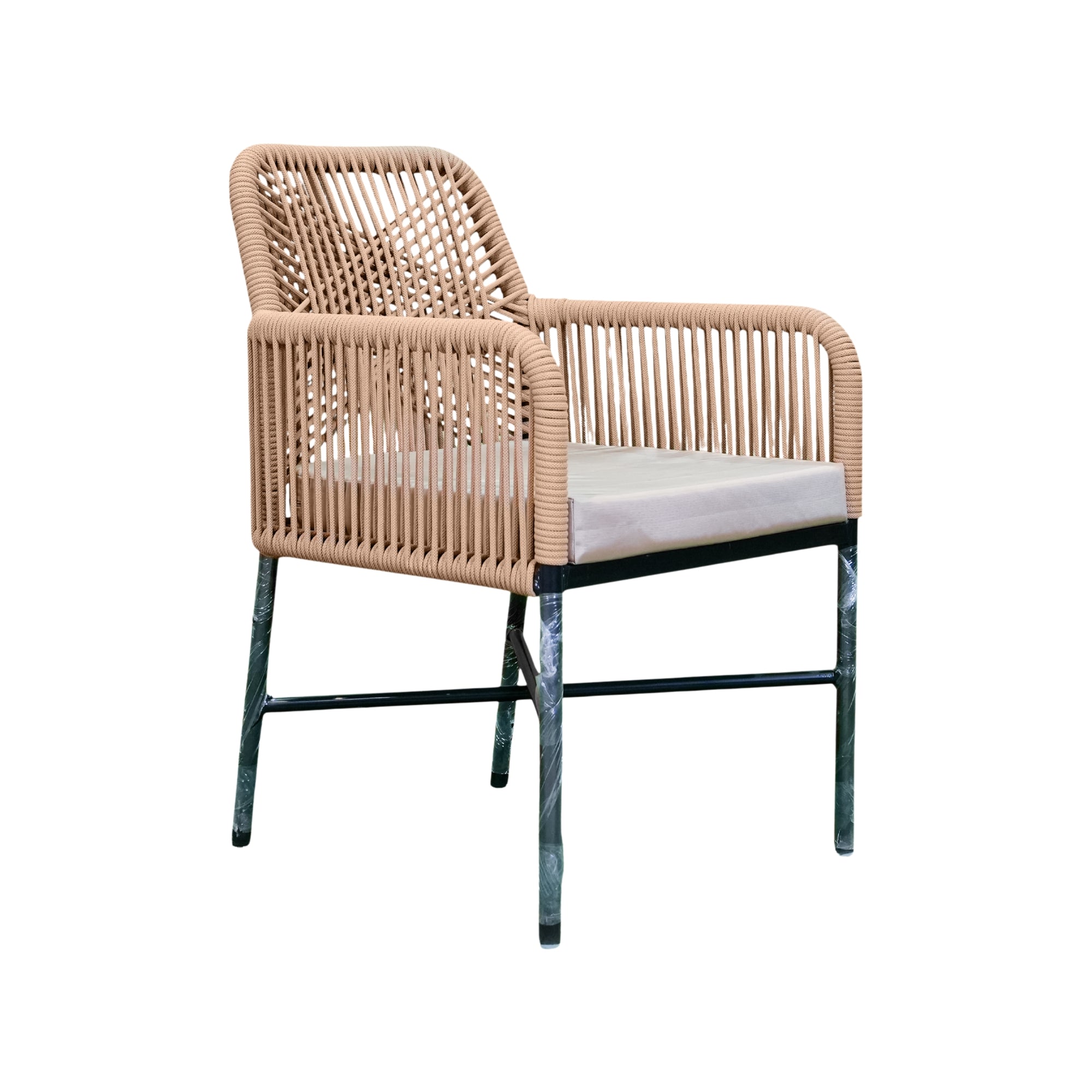 Garden Set RS5 - 4 Chairs with Glass Top Outdoor Table