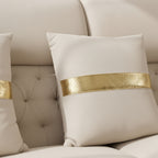 Moon 3-Seater Fabric Sofa - Comfortable & Modern Sofa for Living Rooms