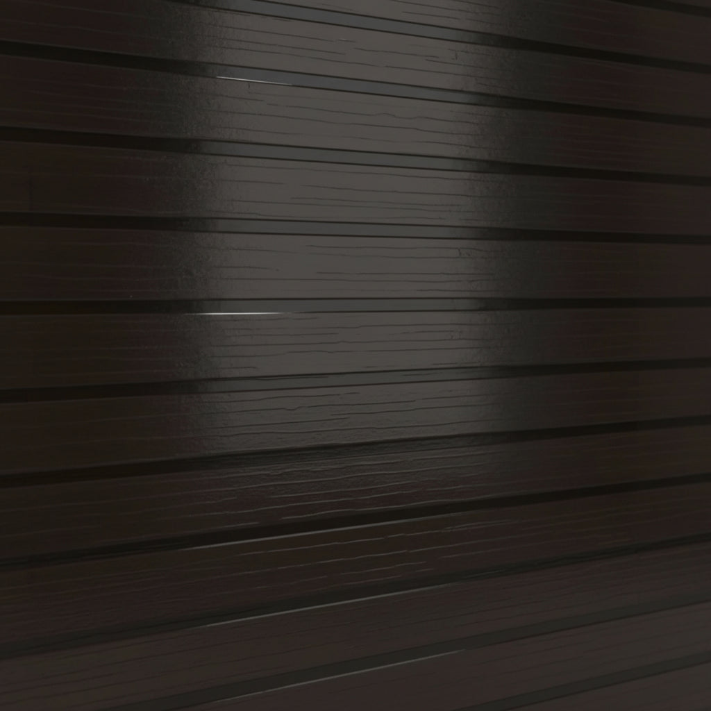 Ren 2 Door Wardrobe- Glossy Walnut Finish with Smart, Space-Saving Storage