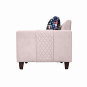 Garnet Grey Fabric 3-Seater Sofa  A Modern Statement in Comfort and Style