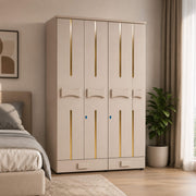 Funnel 3 Door Wardrobe – Statement Storage with Modern Detailing