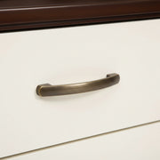 Stream Dressing Table Modern Walnut Gloss Finish with Smart Storage & Space-Saving Design