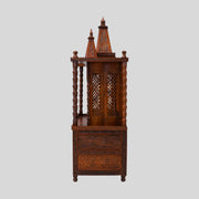 Trilok Handcrafted Wooden Temple  Create a Divine Space at Home