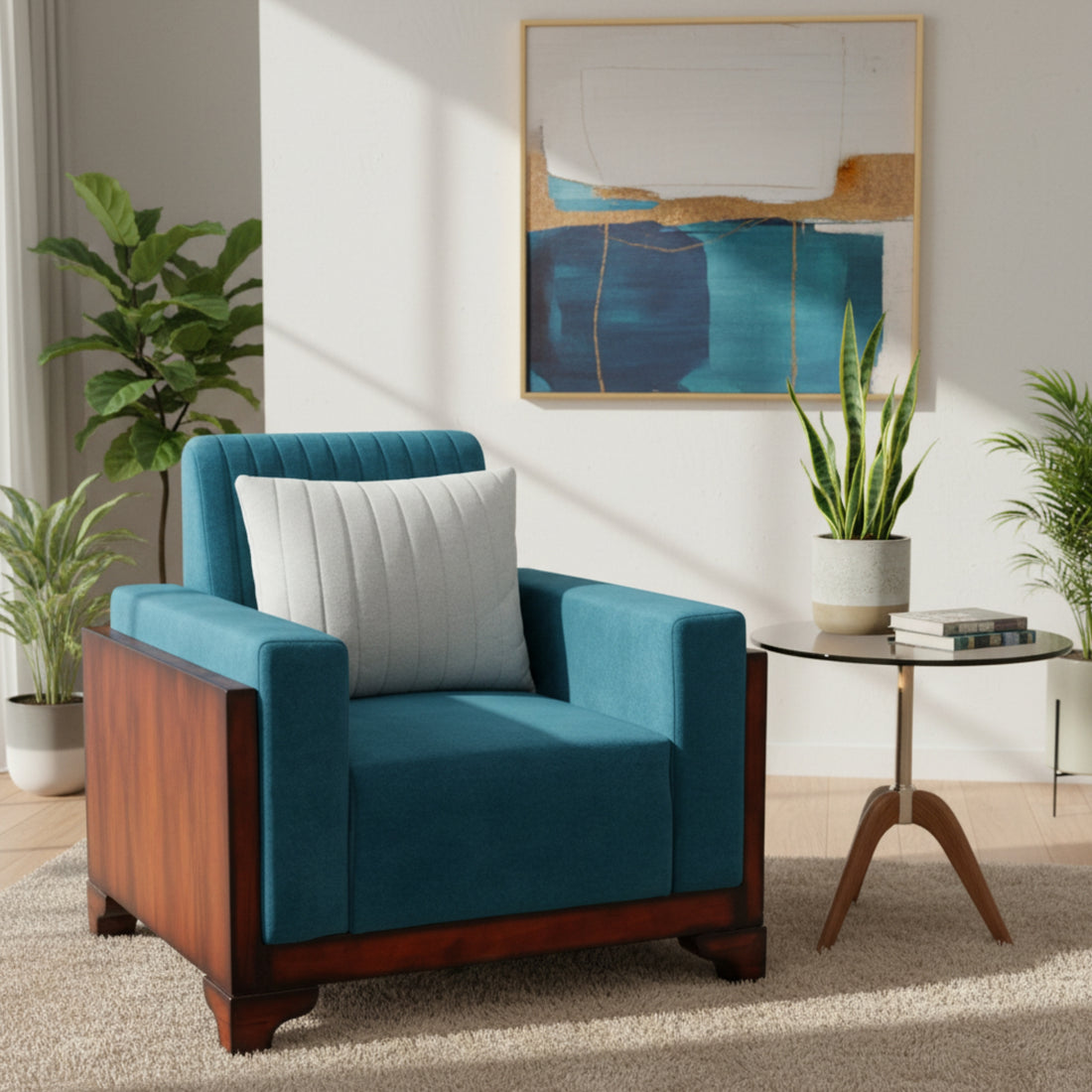 Casper 1 Seater Sofa â€“ A Compact Blend of Comfort and Style