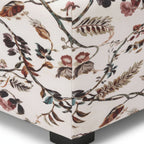 Bliss Puffi Ottoman - Upholstered Square Pouffe for Living Room