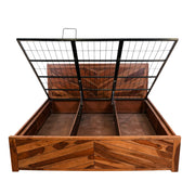 Grove King Bed With Hydraulic Storage  Blend of Elegance and Utility