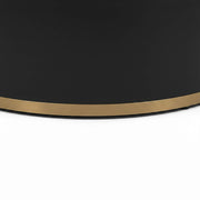 N459E Coffee Table- Modern Round Marble-Top Center Table with Contemporary Elegance