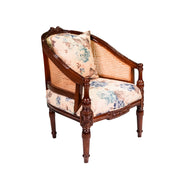 Cane Lobby Chair  Antique Charm Meets Modern Comfort