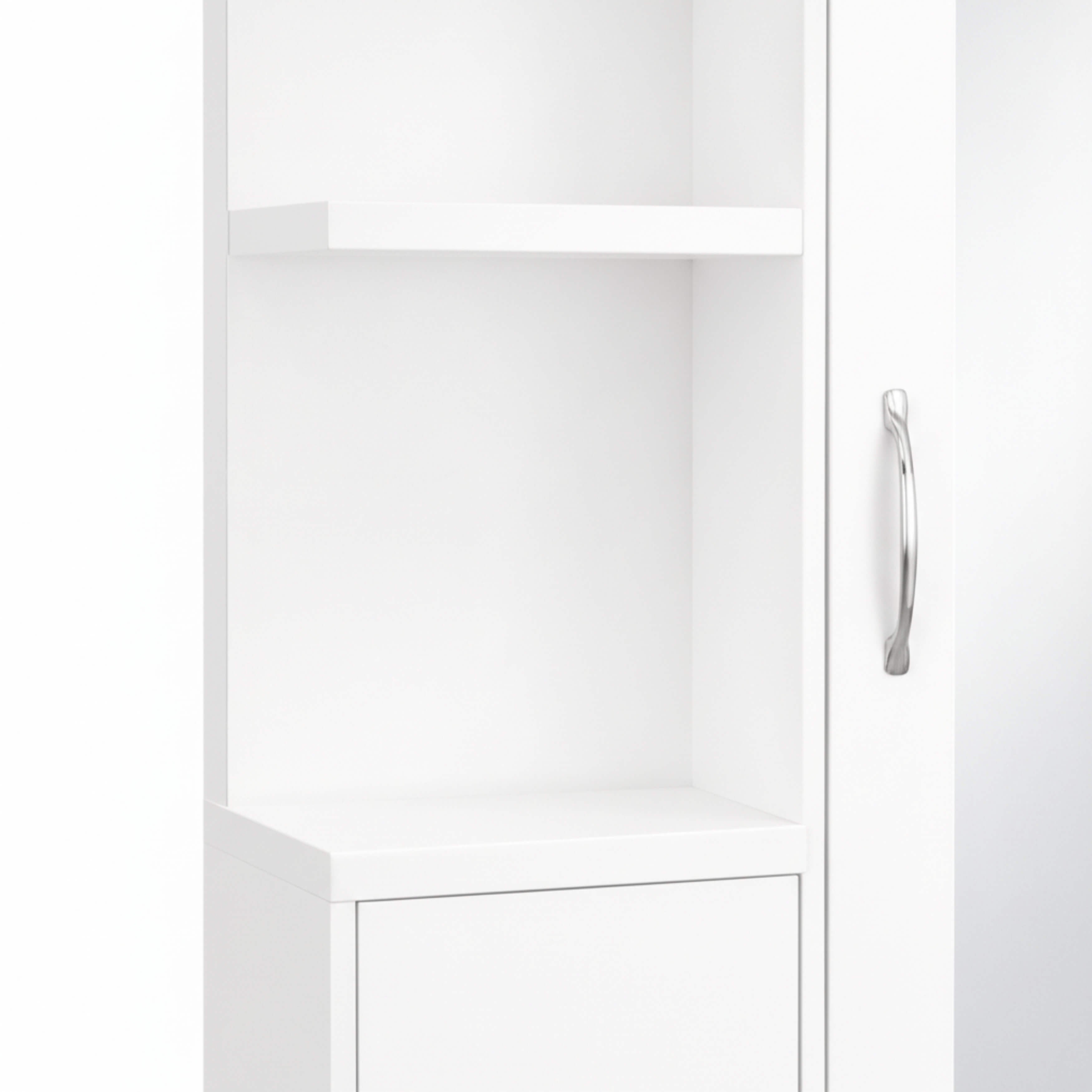 Venus Dressing Table with Mirror  Modern Vanity with Drawers & Shelves