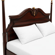 Tower King Bed with Storage- Royal Bedroom Elegance