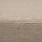 Close-up of beige fabric texture