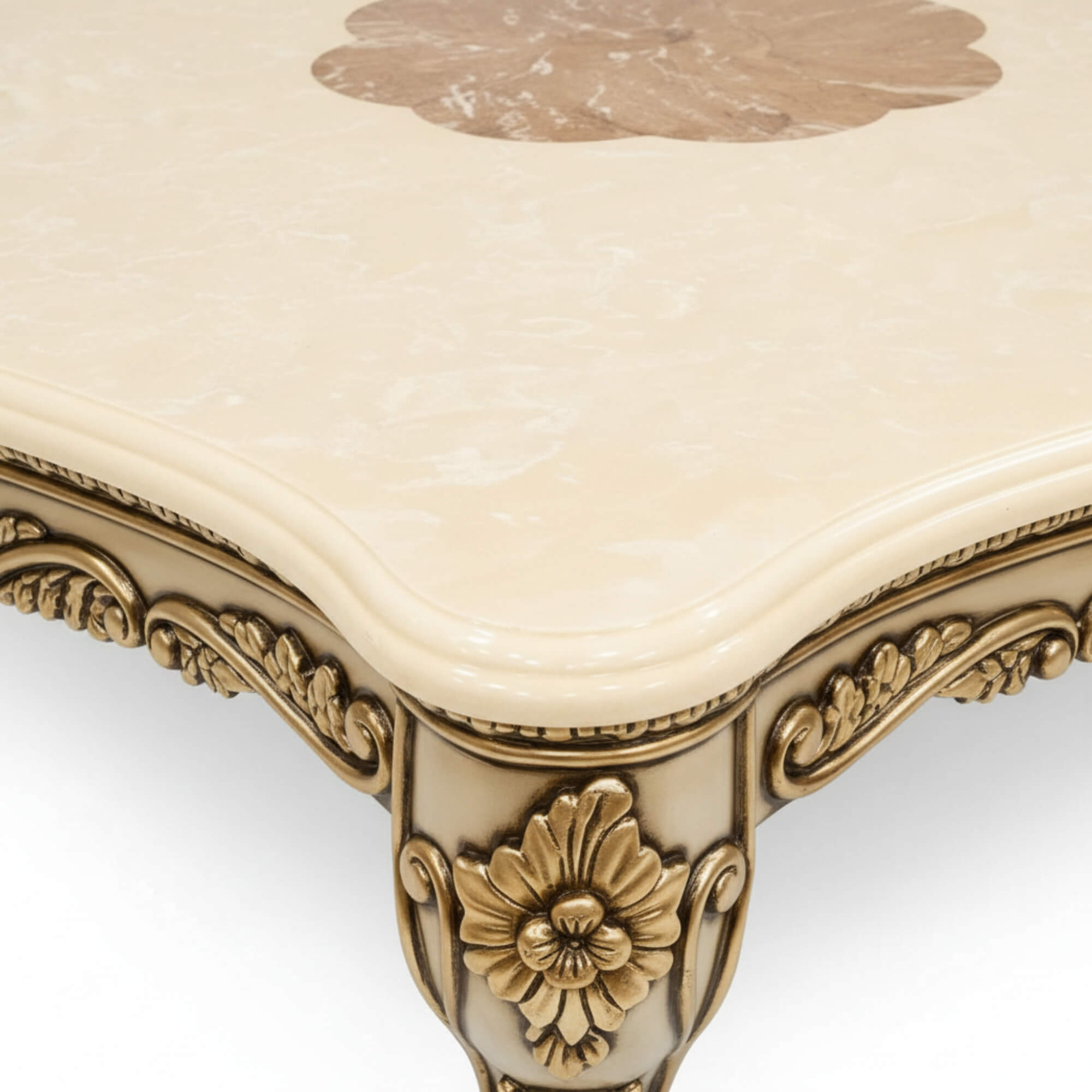French Marble Centre Table–Timeless Grandeur