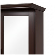 Shell Dressing Table can be opened with a metallic handle.