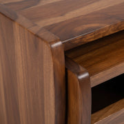 Rogar Magazine Rack- Wooden Slatted Organizer for Stylish and Accessible Reading Storage