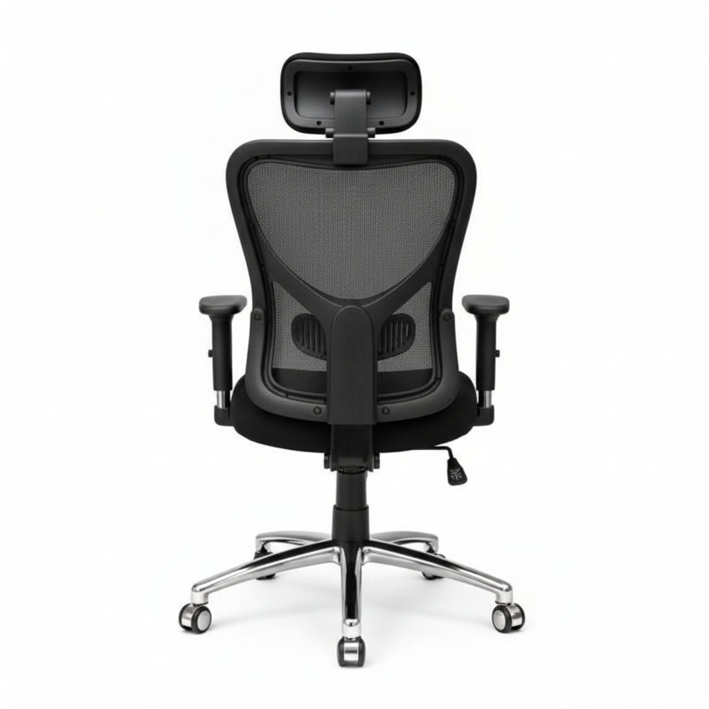 Eezy Office Chair 454A - Adjustable Ergonomic Office Chair with SS Base