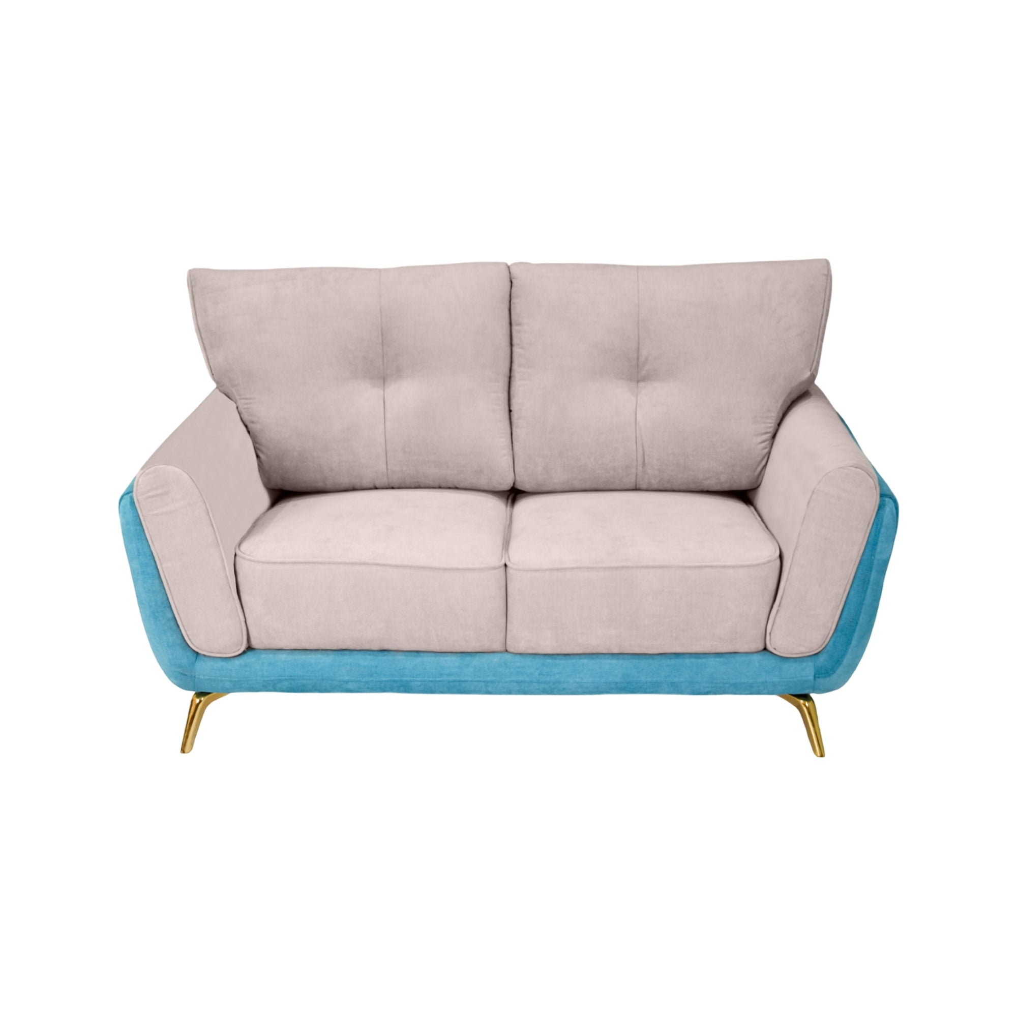 Core 2 Seater Sofa – Dual-Tone Elegance