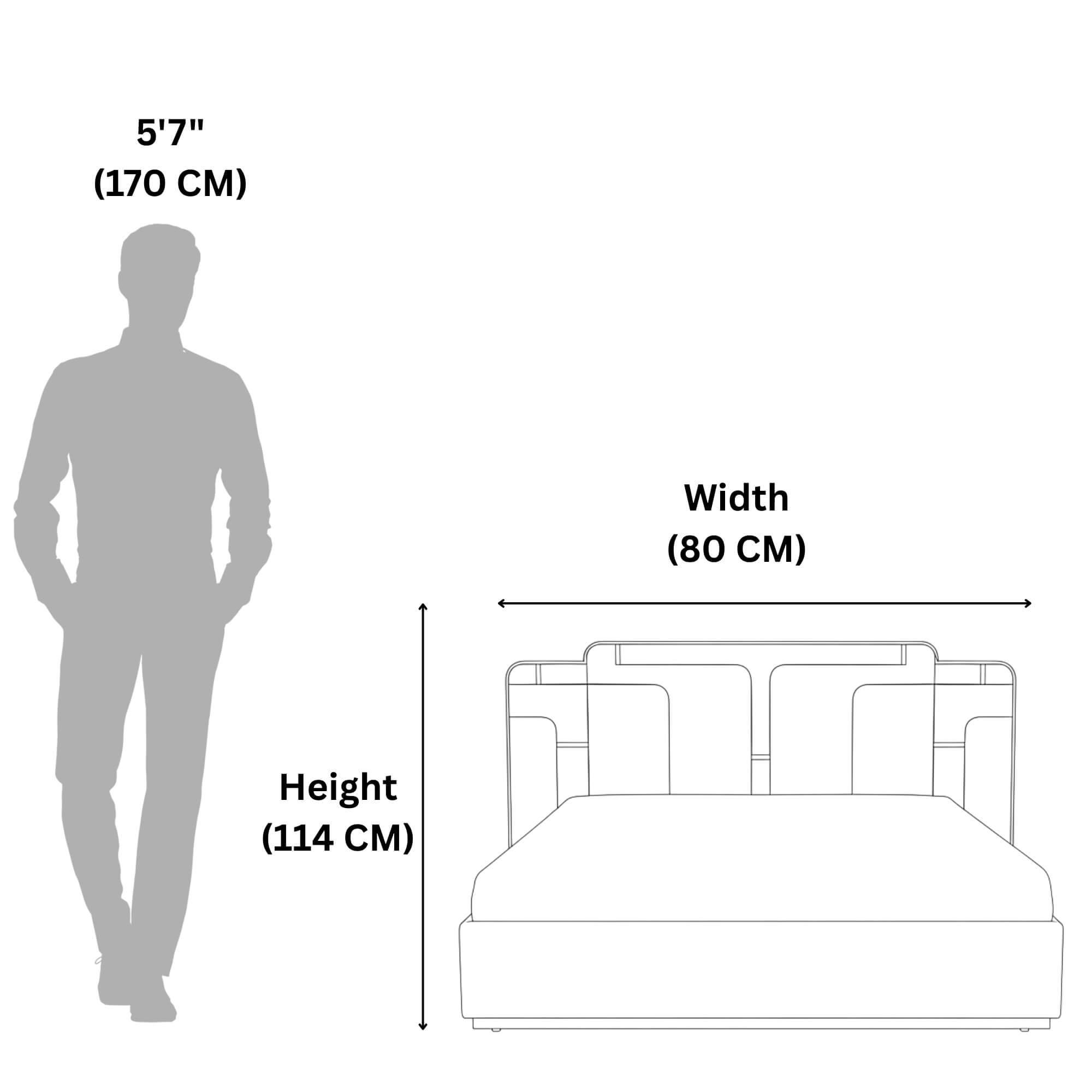 Fortune Upholstered King Bed with Storage – Plush Comfort Meets Smart Living