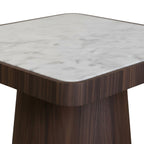N464B End Table  Walnut Solid Wood Side Table for Modern Living