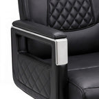Eezy Office Chair 758  Modern Leatherette Office Chair with SS Base