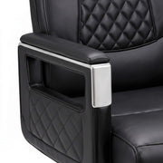 Eezy Office Chair 758  Modern Leatherette Office Chair with SS Base