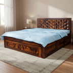 Star Diamond King Bed with Storage â€“ Elegance Meets Utility