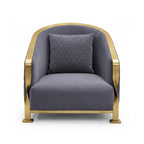 Wishbonn Lobby Chair – Sculpted Elegance with Luxe Detailing