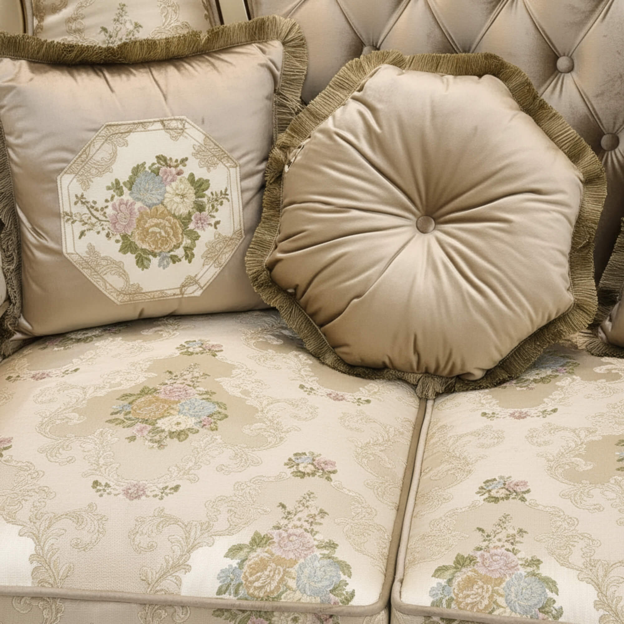 French Carvin 2 Seater Sofa- Premium Royal Comfort
