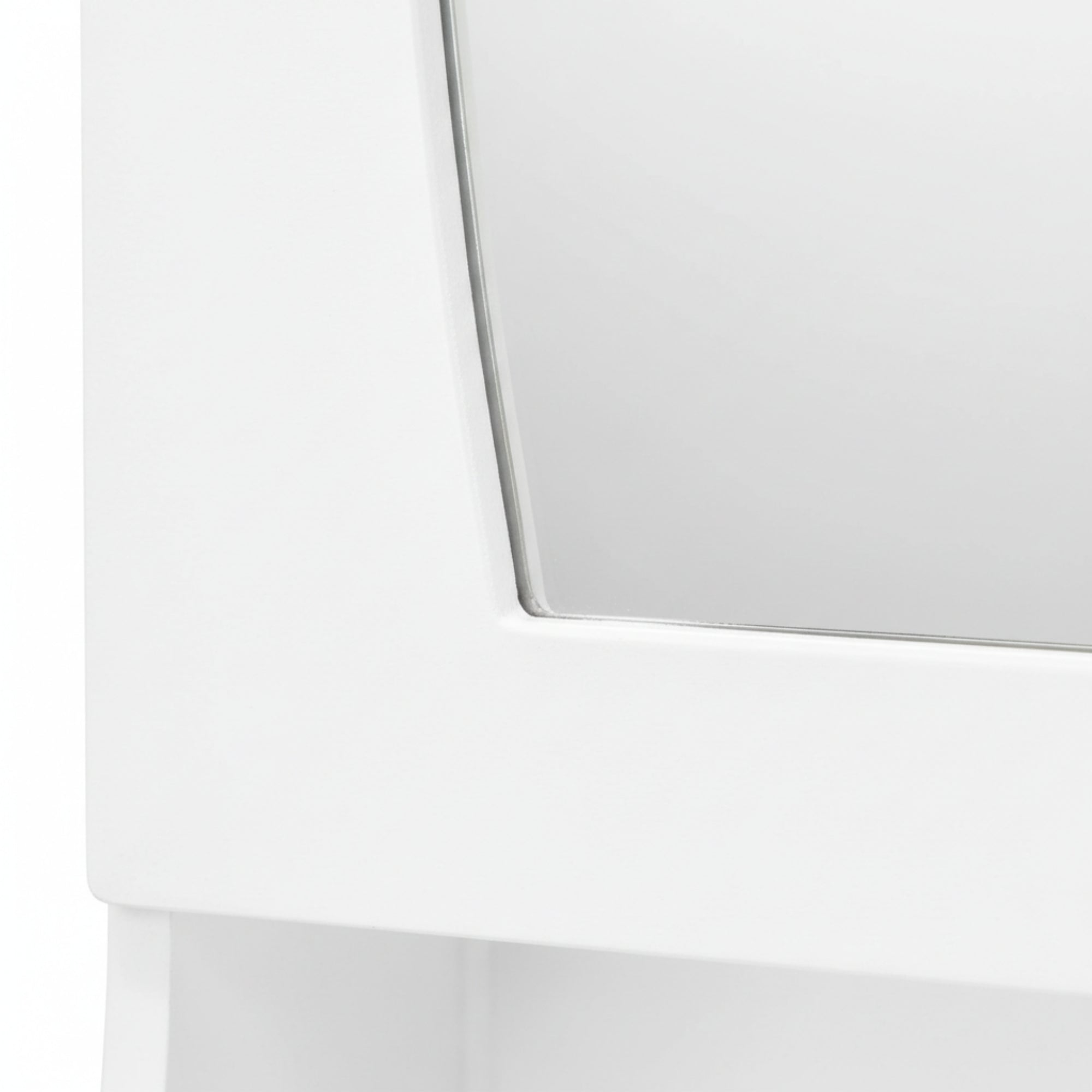 Recon Dressing Table with Mirror  Modern Storage Vanity for Bedroom