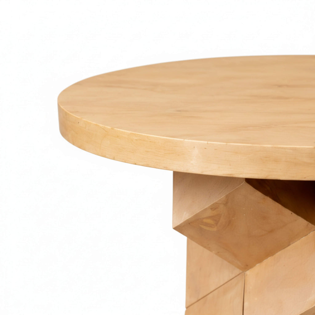 Charly End Table  Compact Solid Wood Side Table for Modern Living